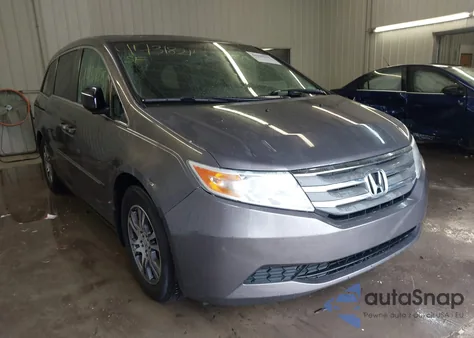 2011 Honda Odyssey Ex-L from USA, damaged, VIN 5FNRL5H62BB096853
